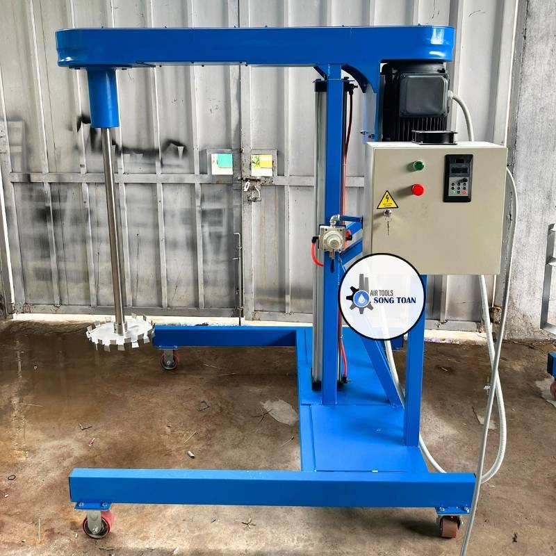 Máy khuấy sơn công nghiệp thùng 1000L công suất lớn